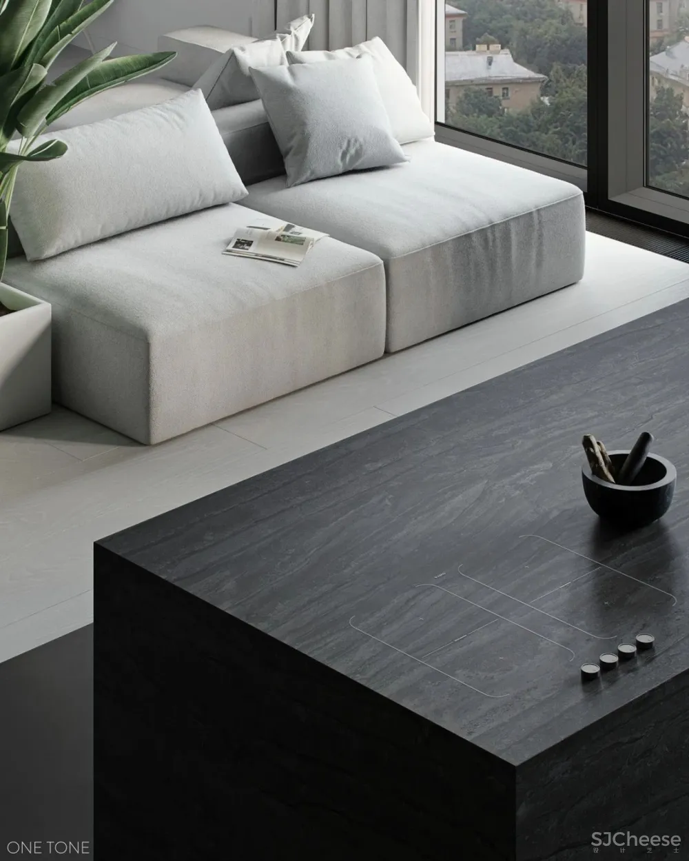 简单即是美!黑白色家居设计