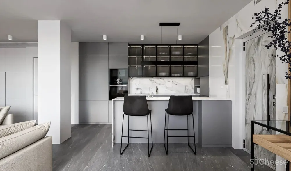 音乐老师进门不做隔断,138㎡三居室无玄关,照样美上天!