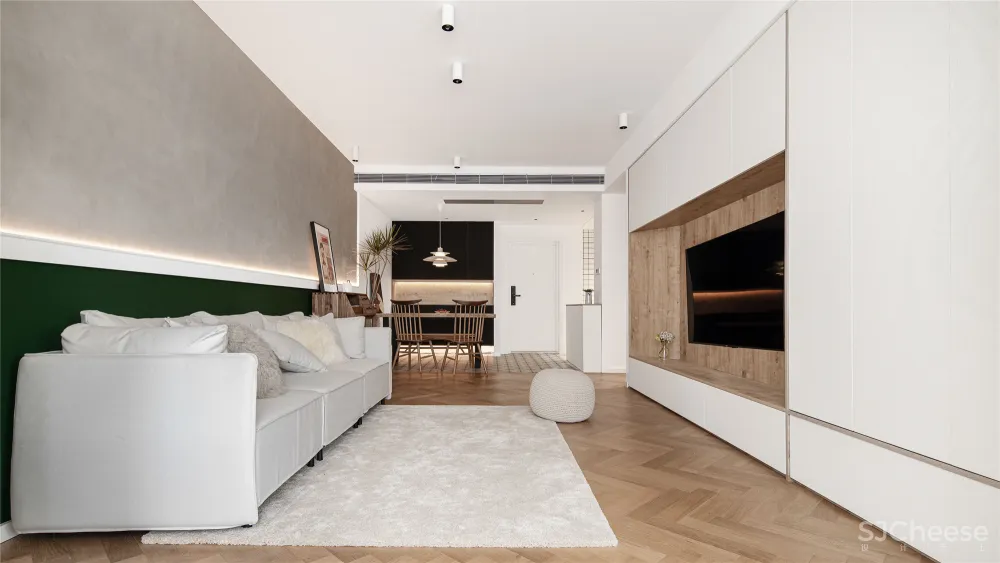 89㎡ 两室两卫，简约的复古设计爱了爱了!