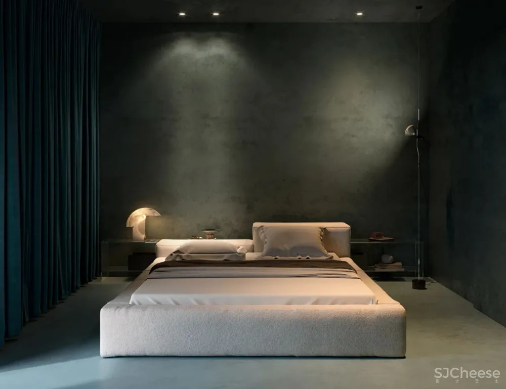 151㎡ 现代极简私宅,“石”光里的低调奢华