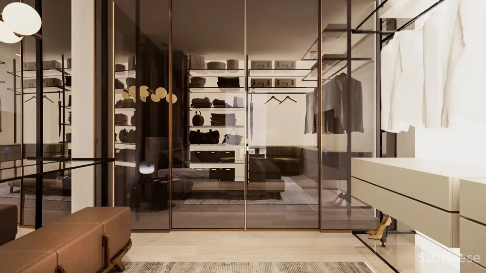 高级灰 轻奢,120㎡现代私宅