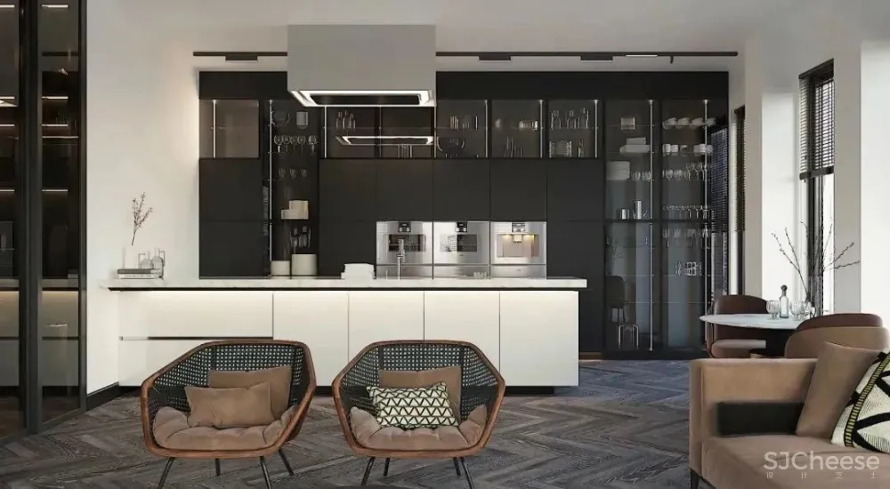 木质“巧克力”色住宅,大气有格调的质感空间!