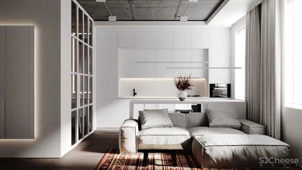 非黑即白,裸感十足的现代主义