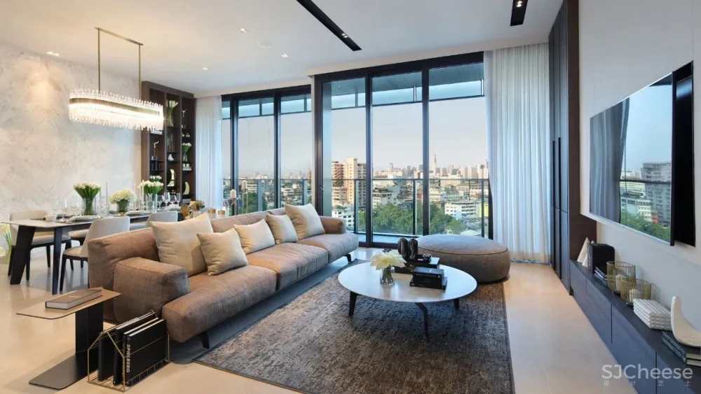 SCDA曾仕乾新作 曼谷泰颐「悦榕轩」六星级超豪华公寓 实景 效果图 平面图