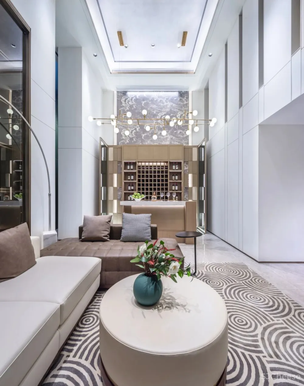 EH DESIGN 空间｜新现代主义风格的多重演绎 —— 越秀地产杭州项目合辑