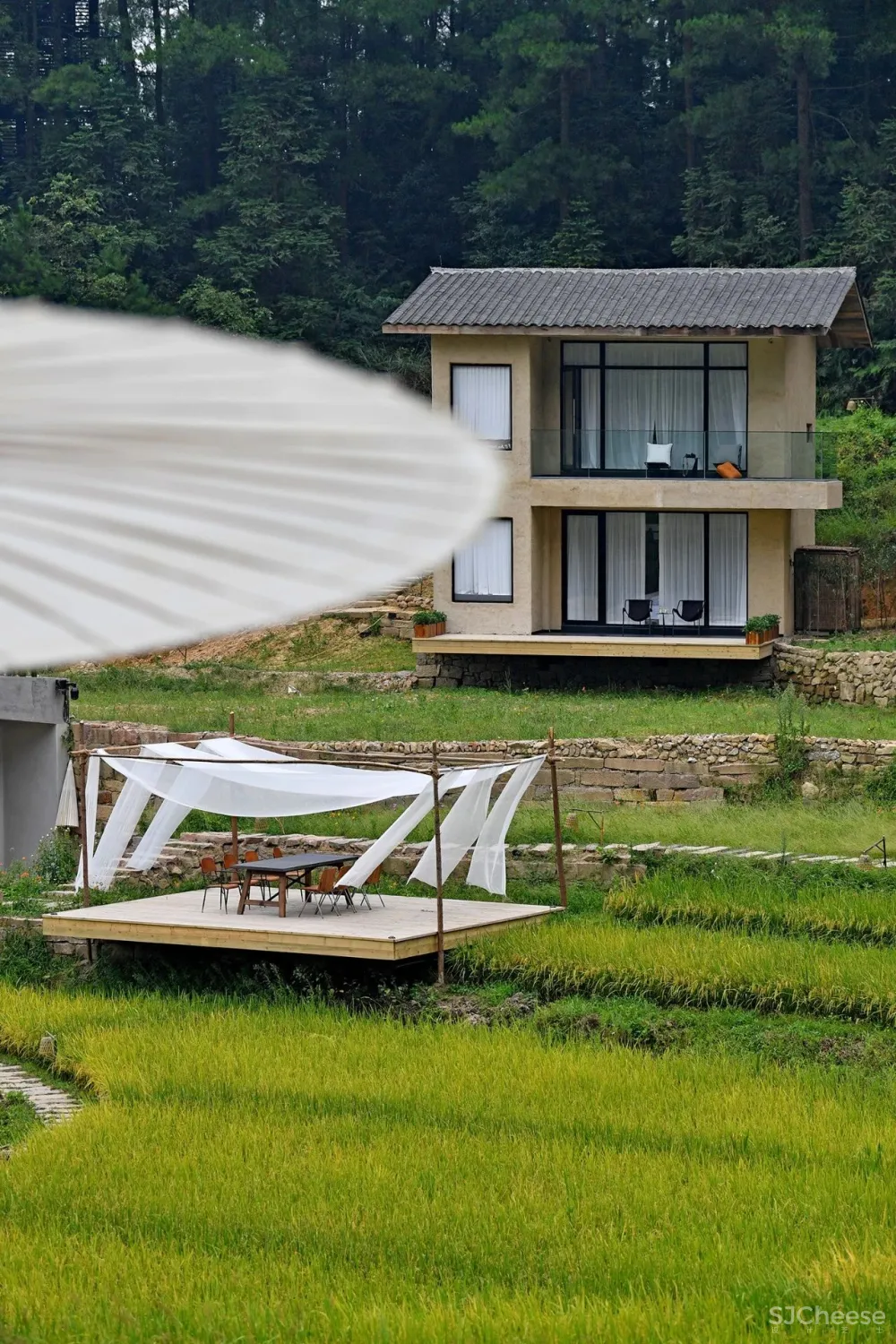 比清迈更清凉的同款田园生活!告别高温,不用防晒没有蚊虫,睡入云端的稻田之上!