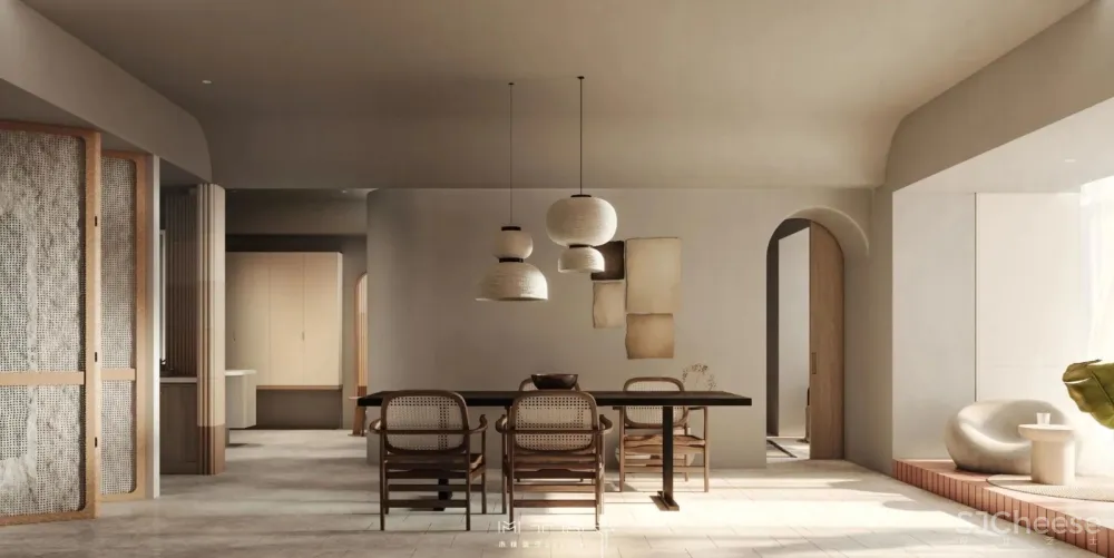 海口•华润中心,打造 清寂空间 周留成木桃盒子空间