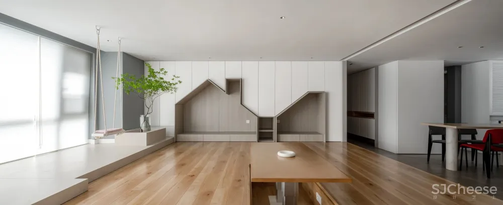 成都两娃之家,溜滑梯、荡秋千,150㎡里好玩、功能、收纳,每样都很强大!