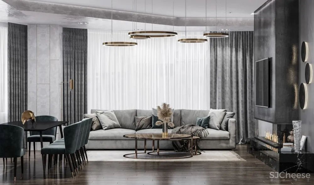 水泥灰 轻奢,时尚淡雅