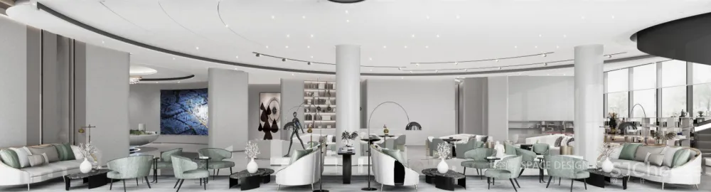 合肥万兴·湖山间售楼处整体设计展示