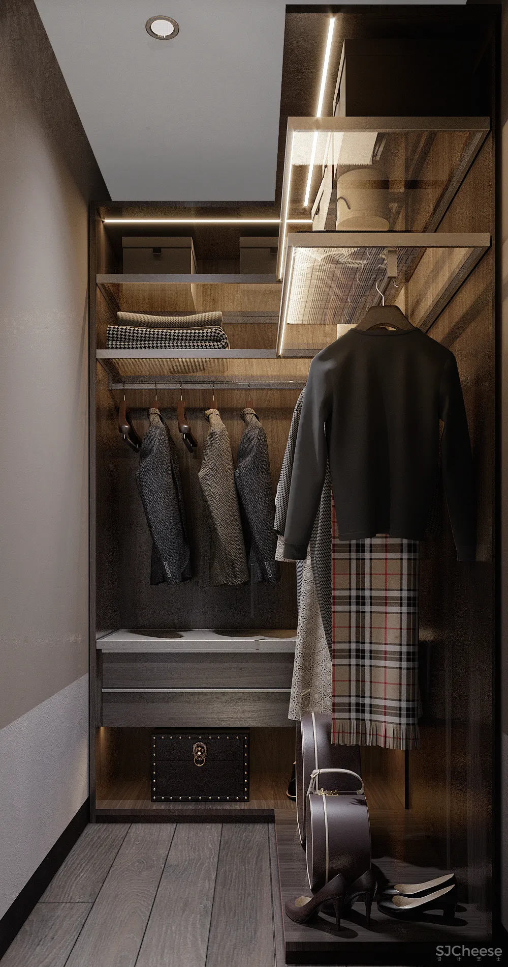 305㎡现代顶层复式,豪宅的正确打开方式!