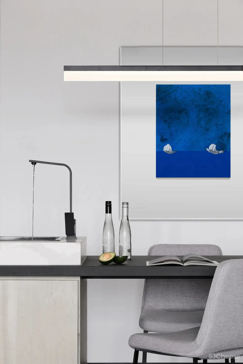 半开放式书房,现代设计新趋势