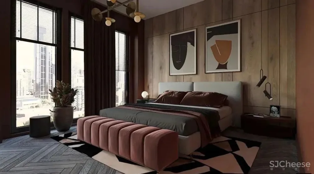 木质“巧克力”色住宅,大气有格调的质感空间!