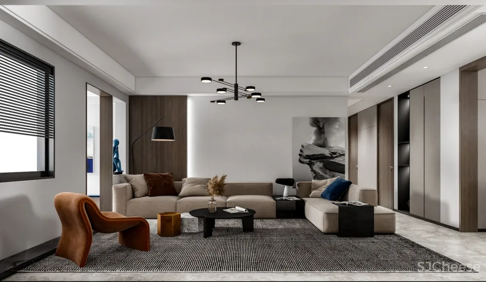 随性自在黑白灰的现代演绎 —— 云想空间表现