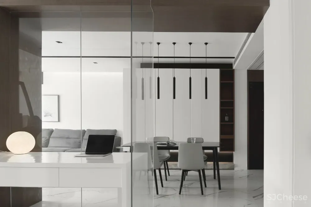 半开放式书房,现代设计新趋势