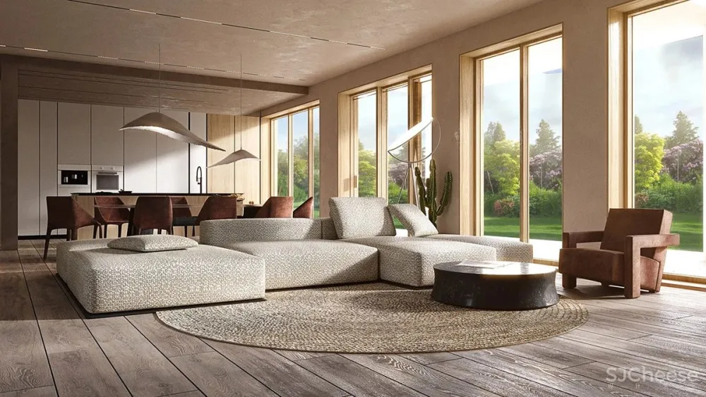 丰富的棕色和灰色调