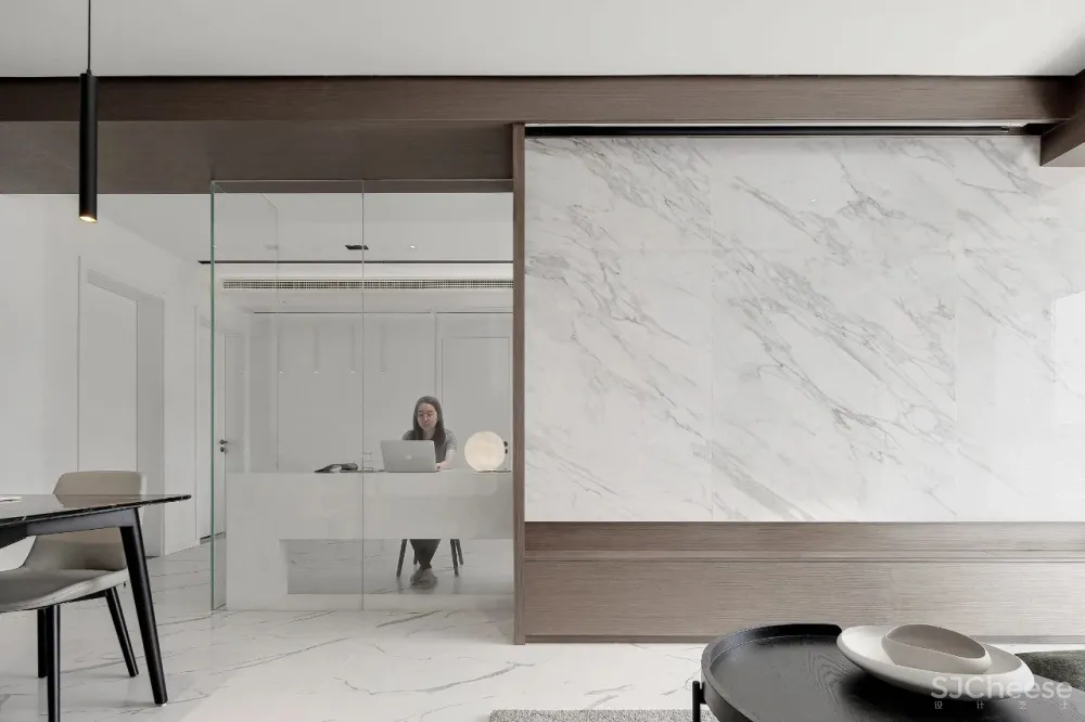 半开放式书房,现代设计新趋势