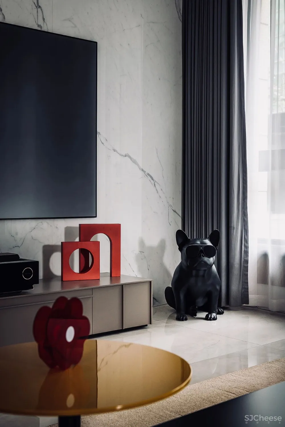 300㎡灰调原木风私宅,简洁质朴惹人爱!