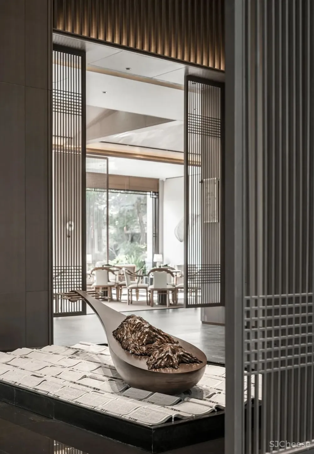 元禾大千 建发鼎华 · 北大珑廷售楼中心,重塑对简雅禅居的理解