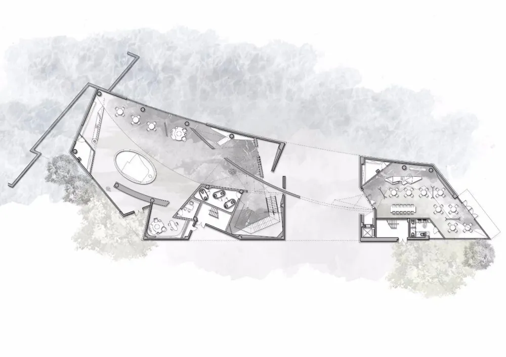 近境制作设计丨静美大地灰,错叠趣味的虚实与空灵