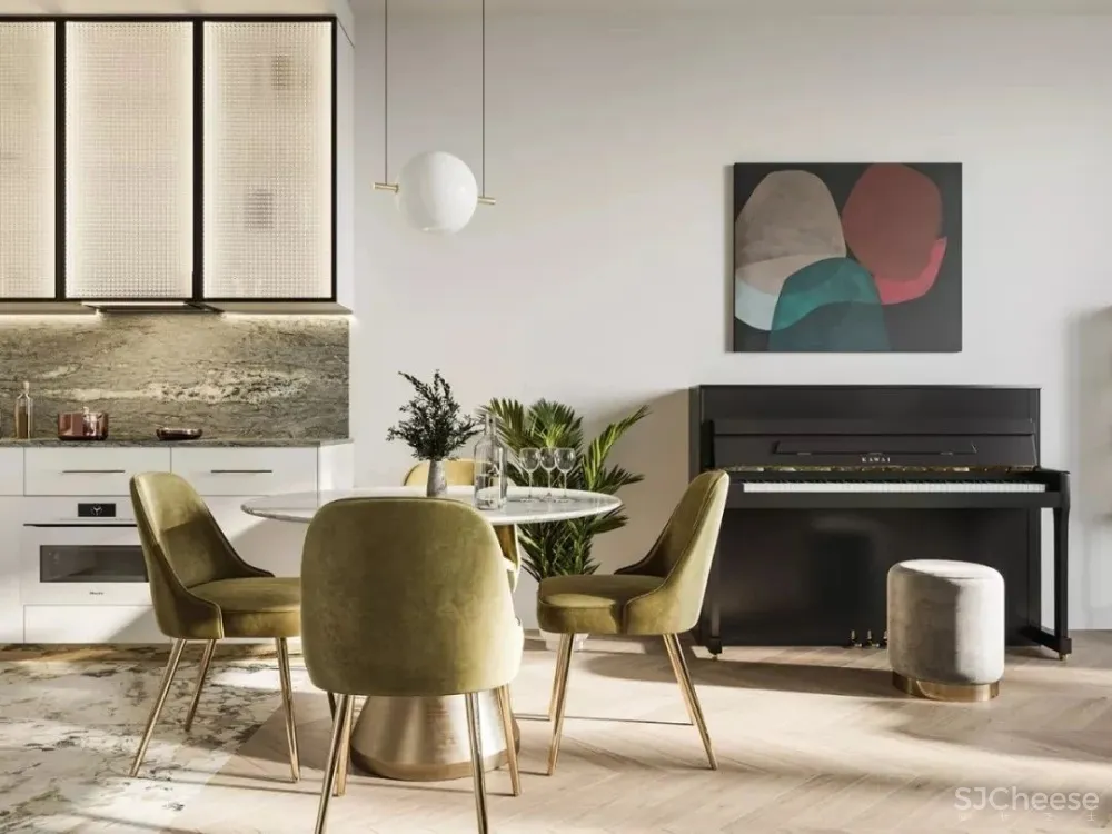 98㎡轻奢风精致私宅，兼具经典与时尚！