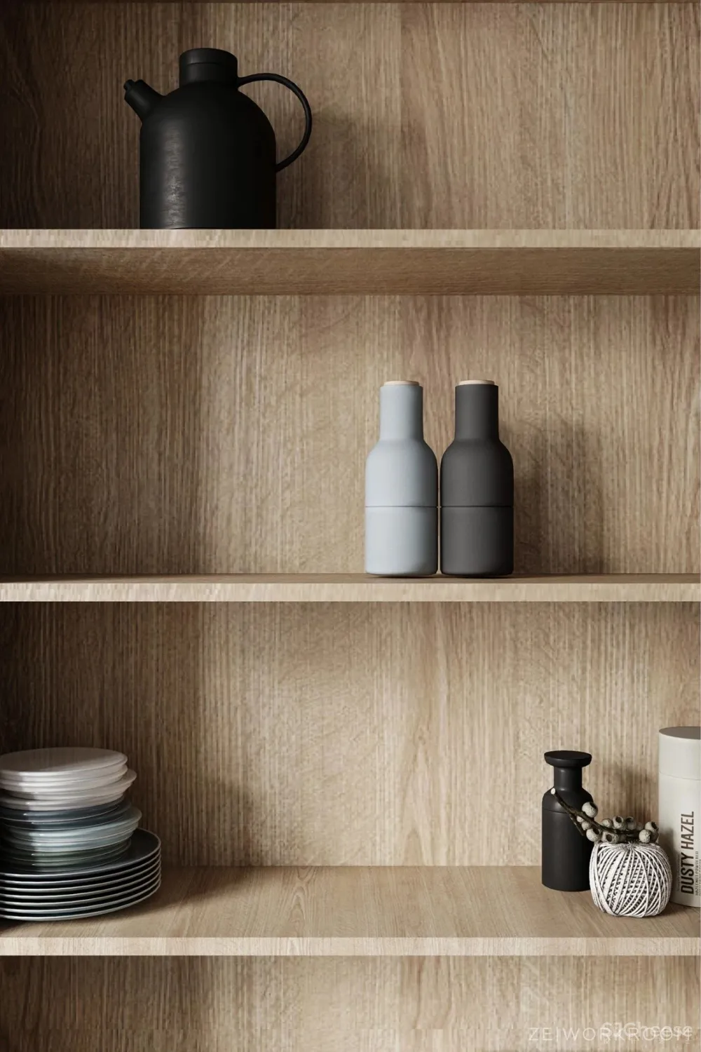 灰白 原木,盐系素雅!