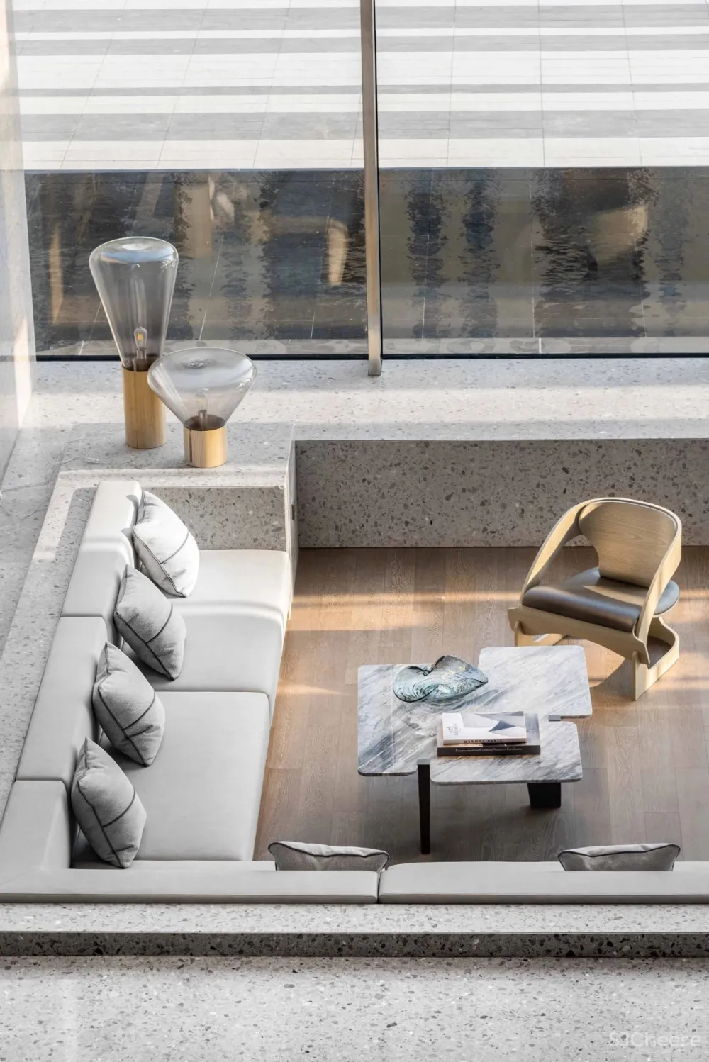 WJID x 旭辉 木石弥漫,打造纯净的空间哲学