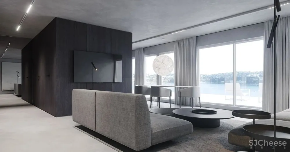 极简灰设计，这个家美爆了！