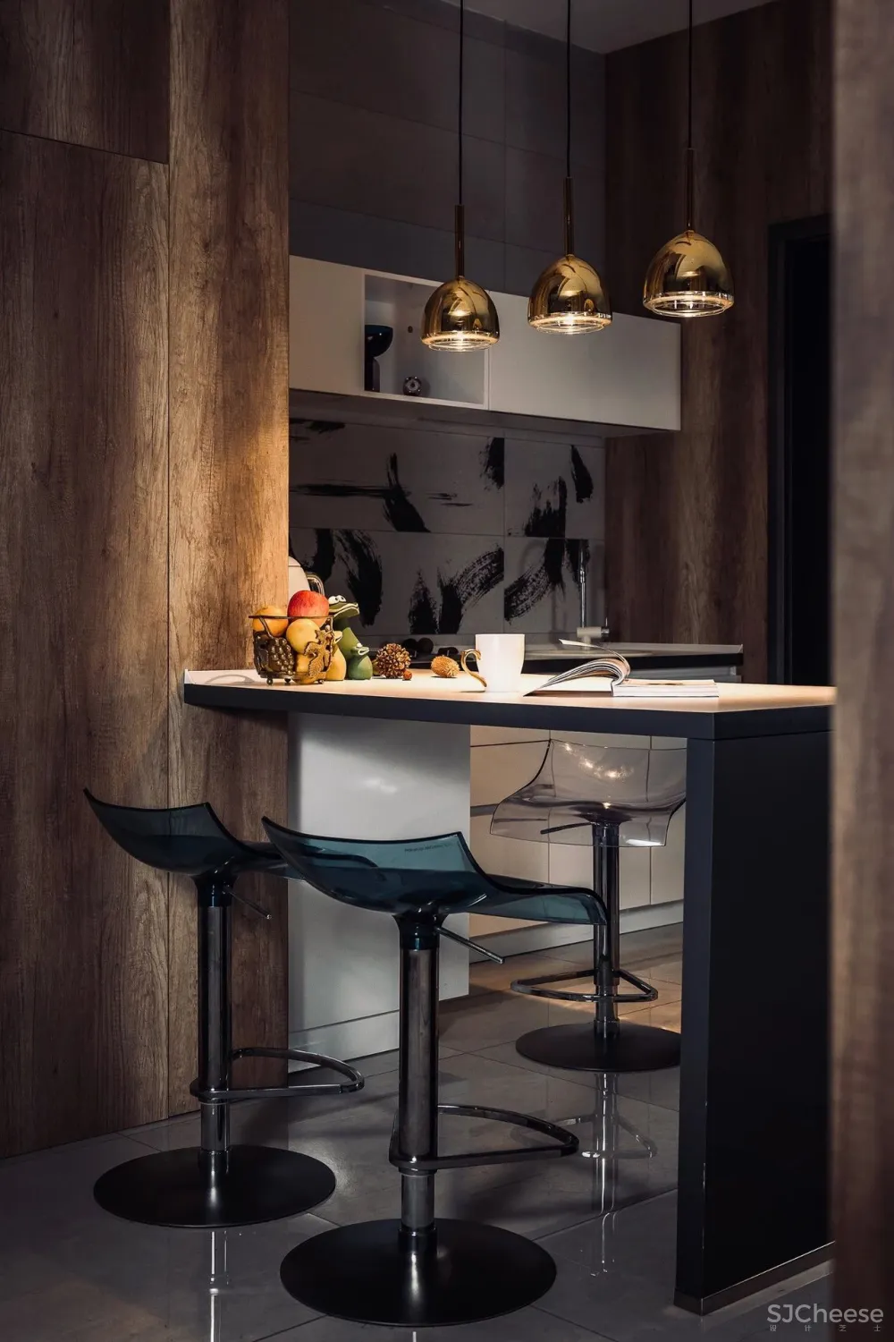 300㎡灰调原木风私宅,简洁质朴惹人爱!