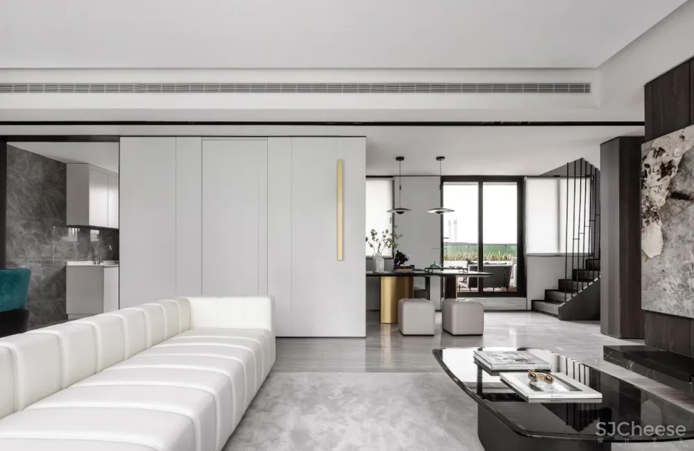 KOYI柯翊:点睛孔雀蓝,演绎现代简约家居轻奢范