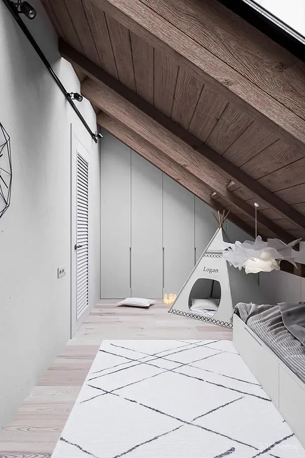 别拦着年轻人买LOFT，145㎡纯白 原木打造的治愈美宅，他们太会装了！