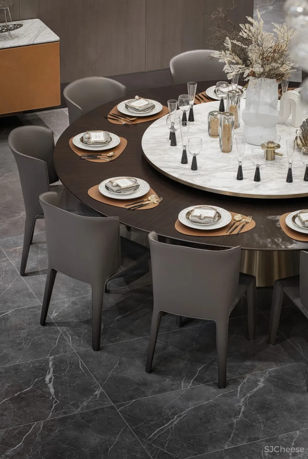 HWCD设计｜上海「金臣颐墅」顶级别墅样板间