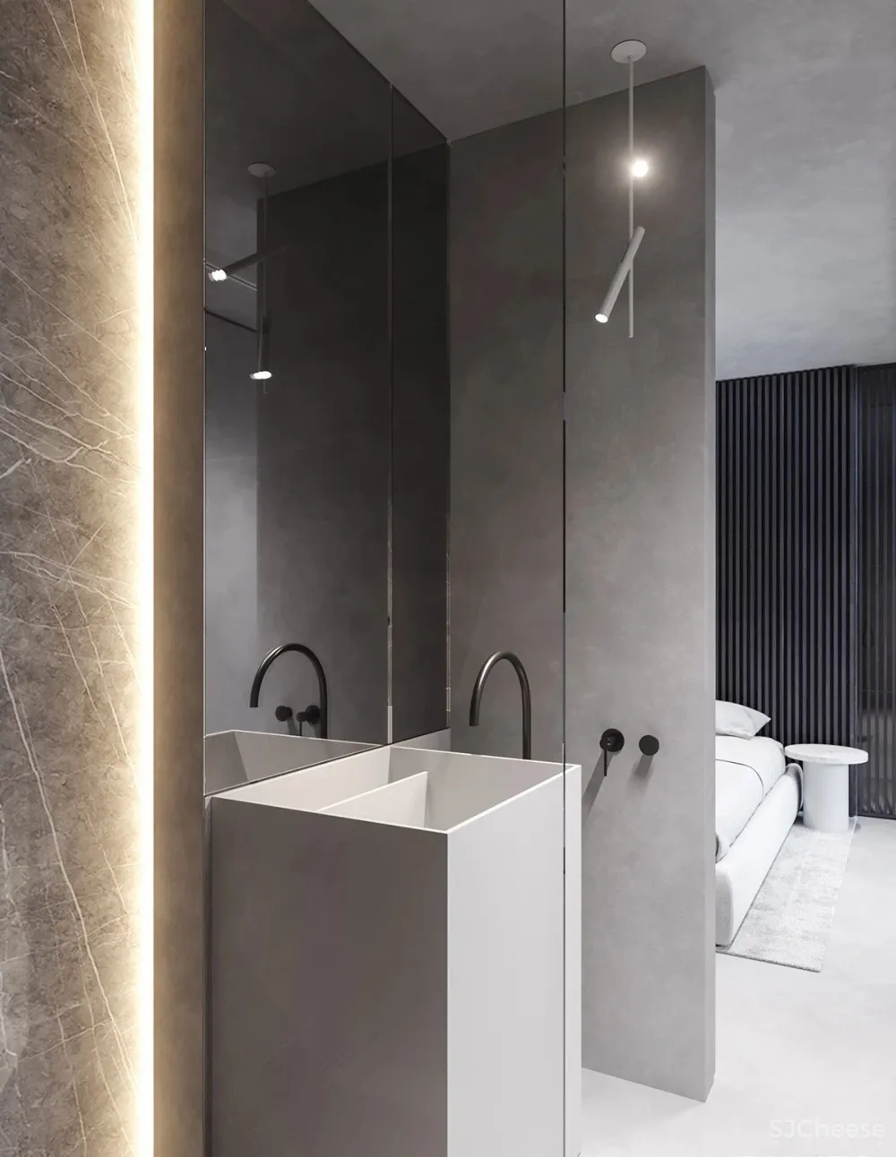 极简灰设计，这个家美爆了！