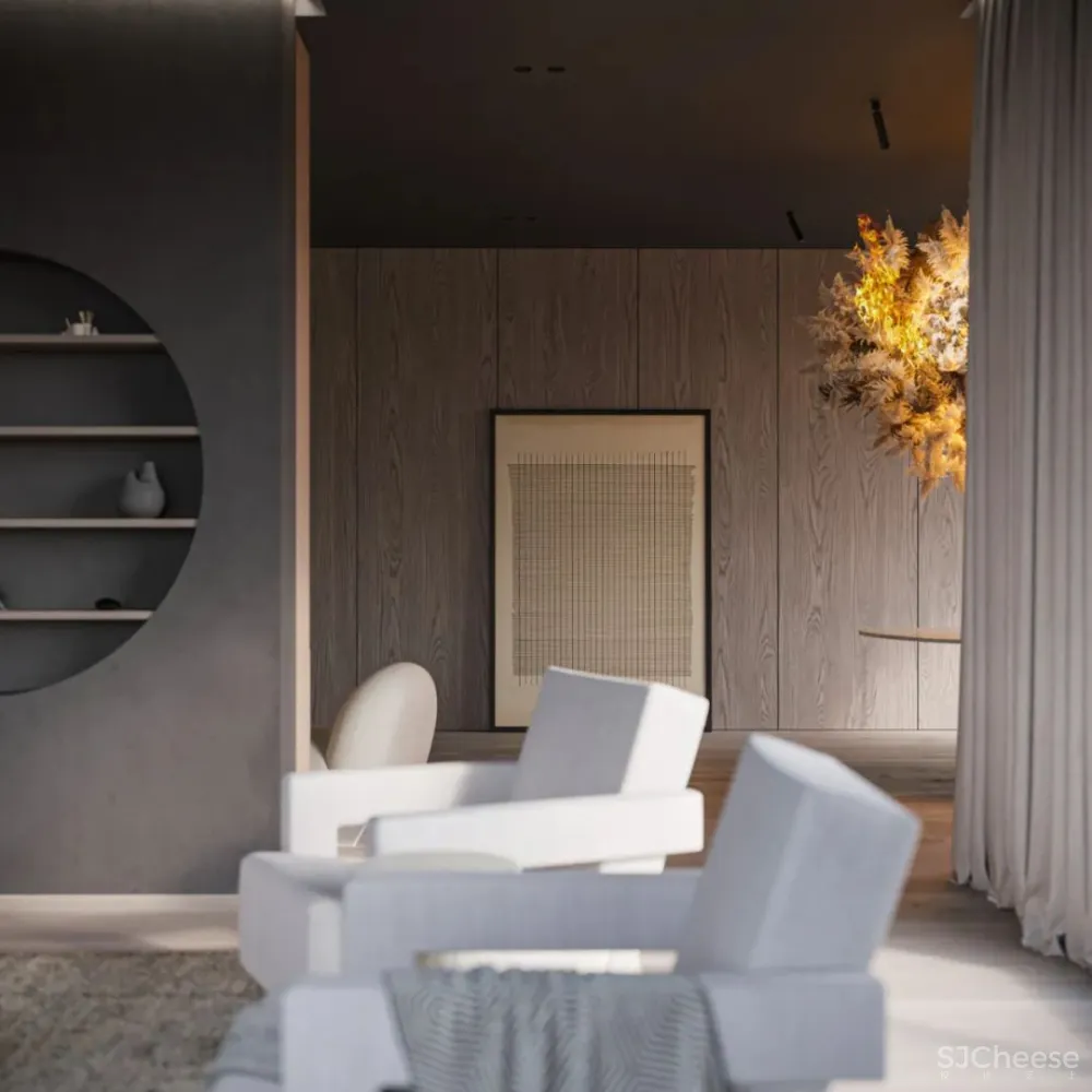 极简黑色系私宅,不是谁都能Hold得住