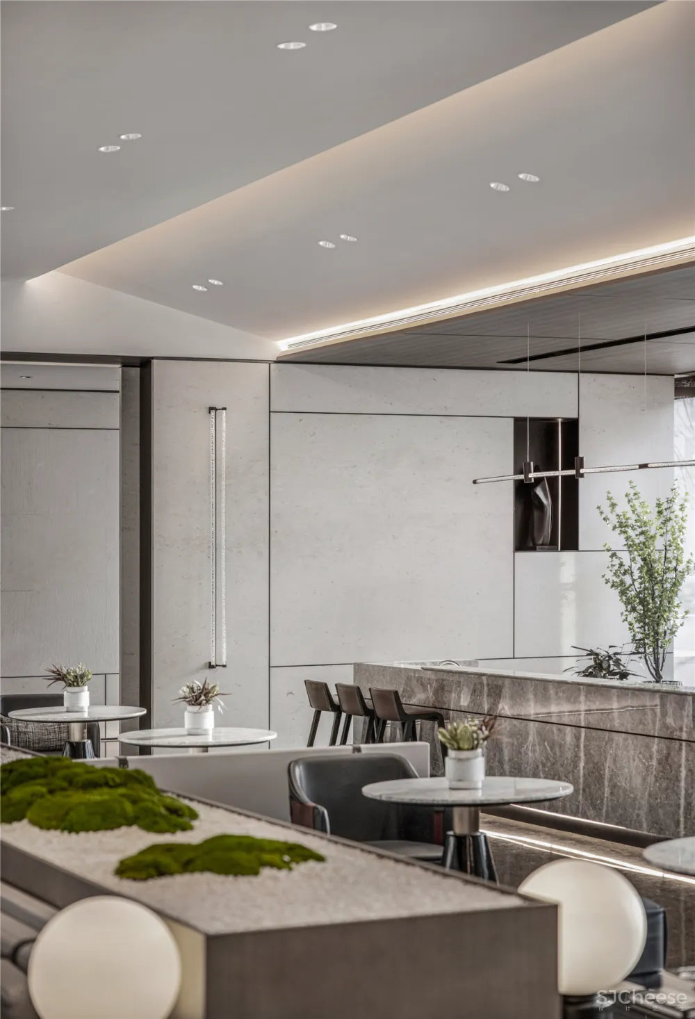 羽果设计新作:老工业城市美学风格的售楼处