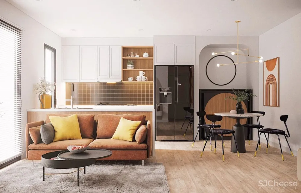 Creating Well Rounded Interiors With Circle Themes - Orange