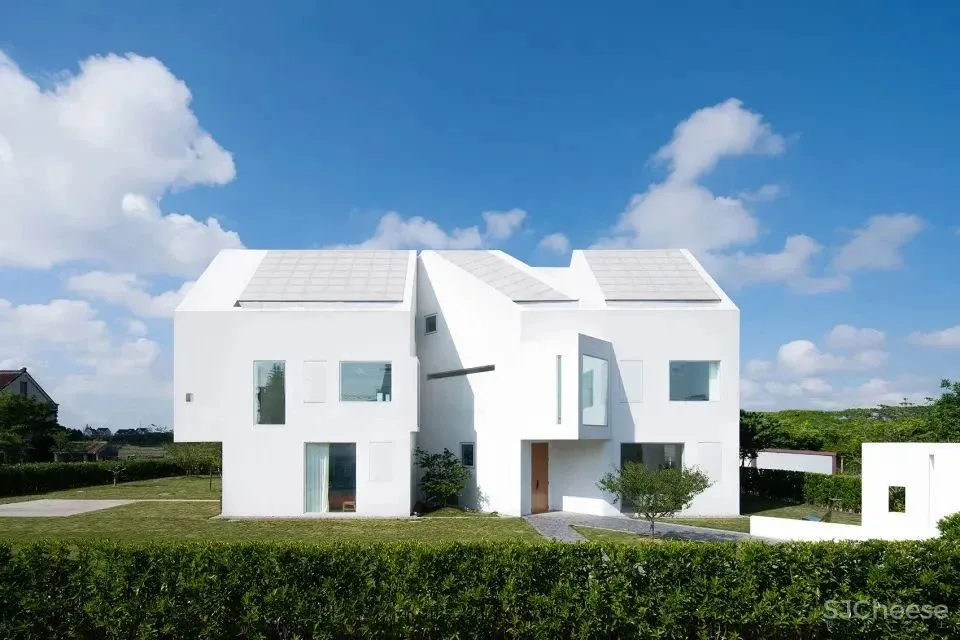 我家有地,为什么要造丑房子?上海夫妻200万造出极简别墅