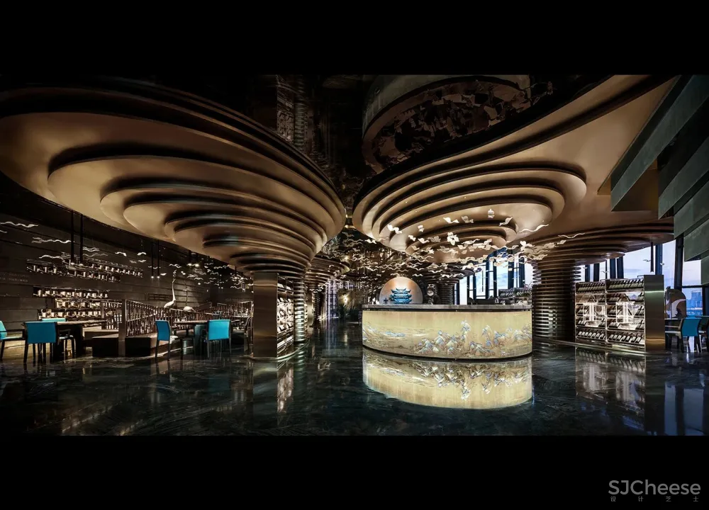 华创组·新作丨楚韵·江上荟餐厅设计