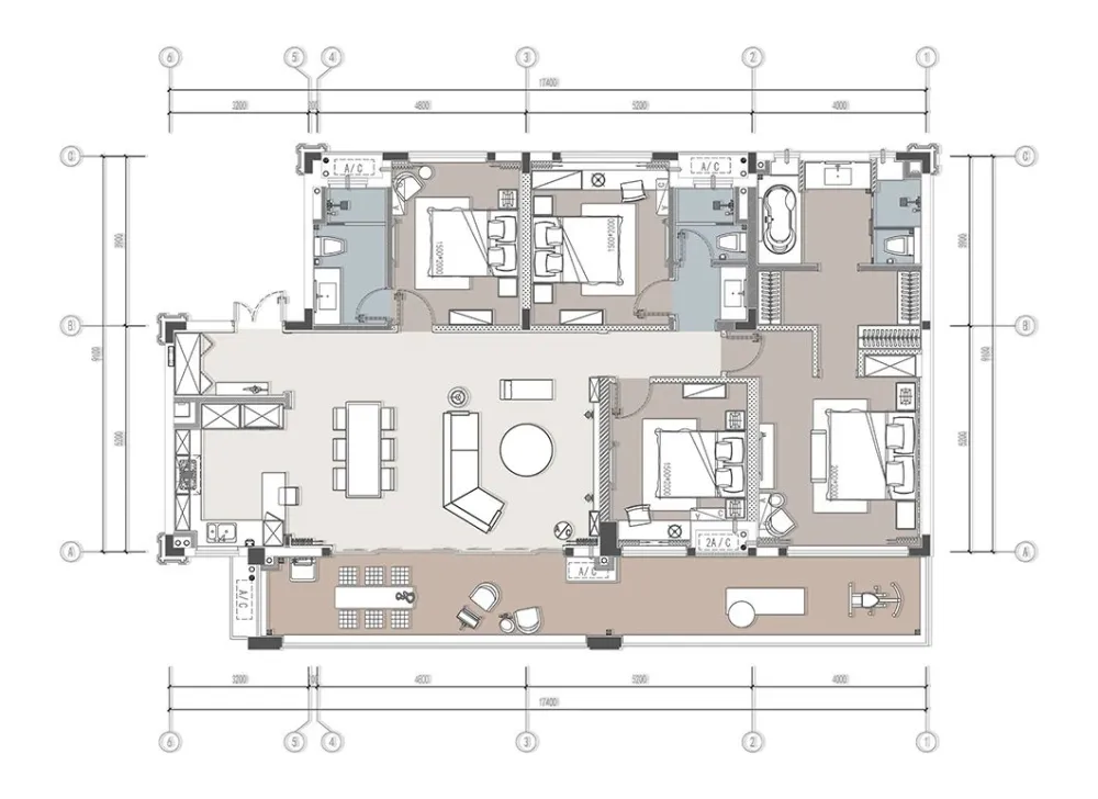 169㎡中式雅奢,至美空间、精致生活!
