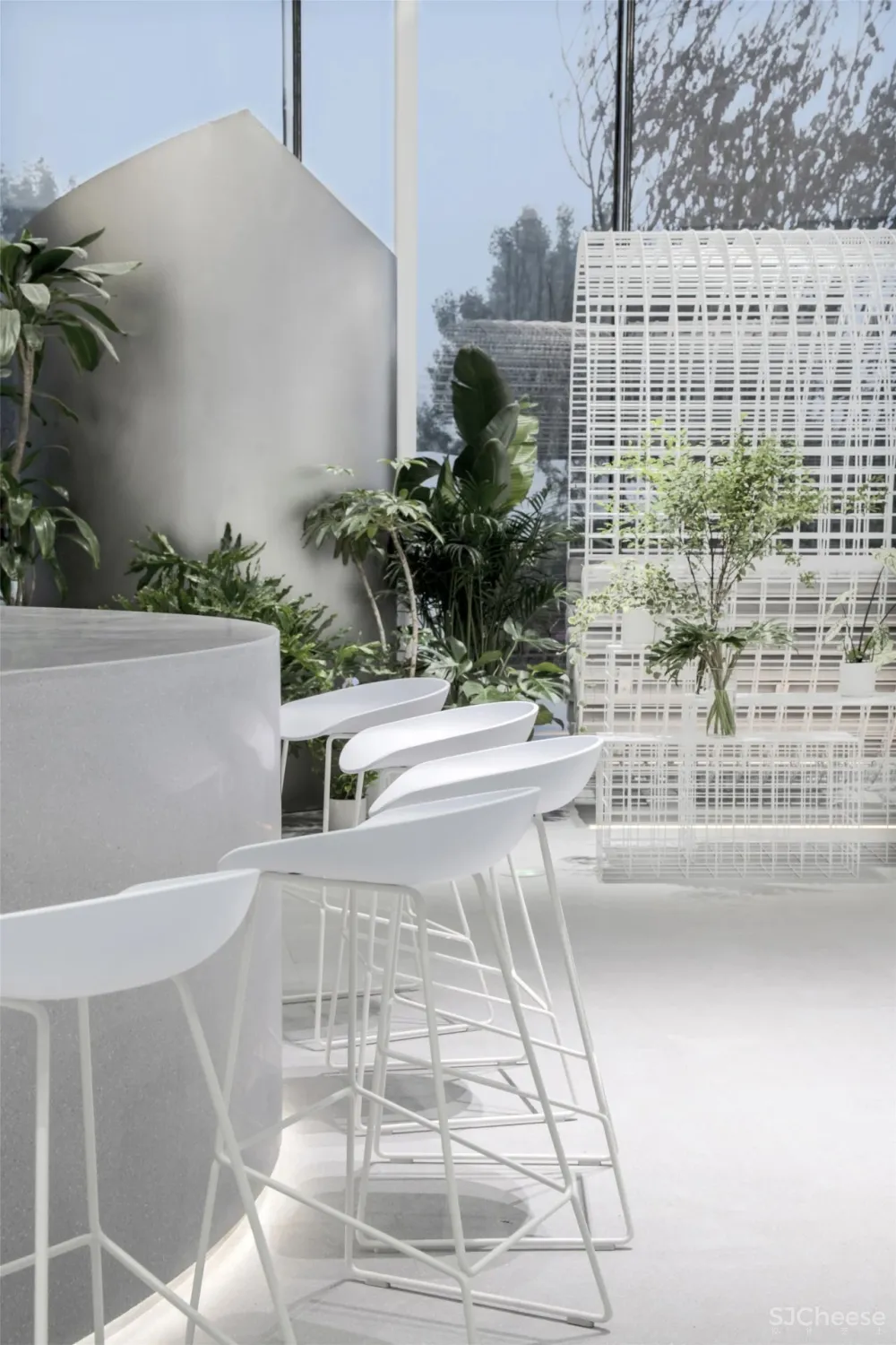 SWS 作品 停靠在青岛小镇上的四季花房:青岛西海岸云中花社咖啡馆