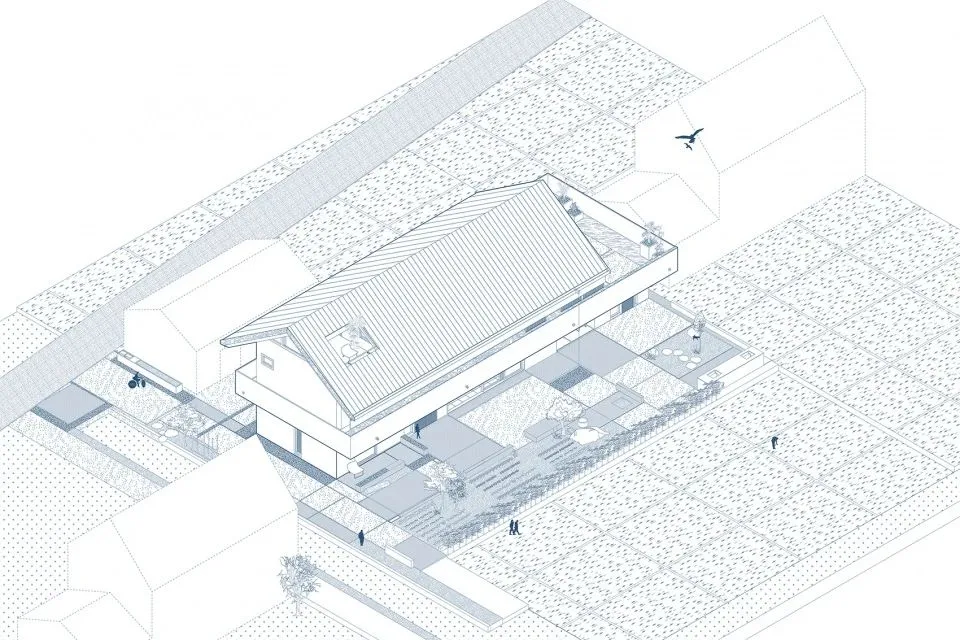 非典型性反乌托邦乡建 面向田野的住宅 空格建筑