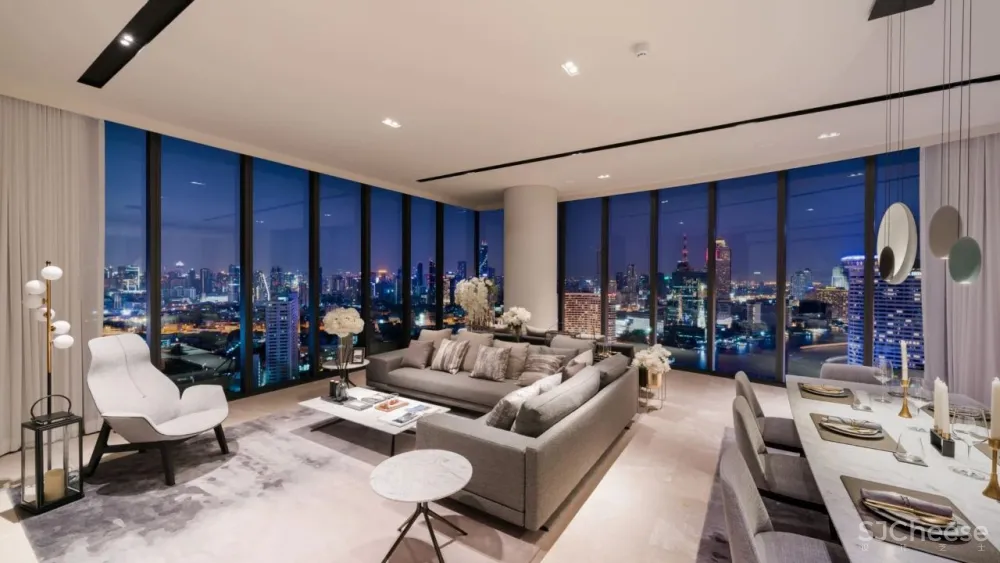 SCDA曾仕乾新作 曼谷泰颐「悦榕轩」六星级超豪华公寓 实景 效果图 平面图