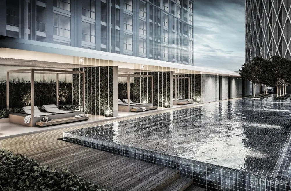 SCDA曾仕乾新作 曼谷泰颐「悦榕轩」六星级超豪华公寓 实景 效果图 平面图