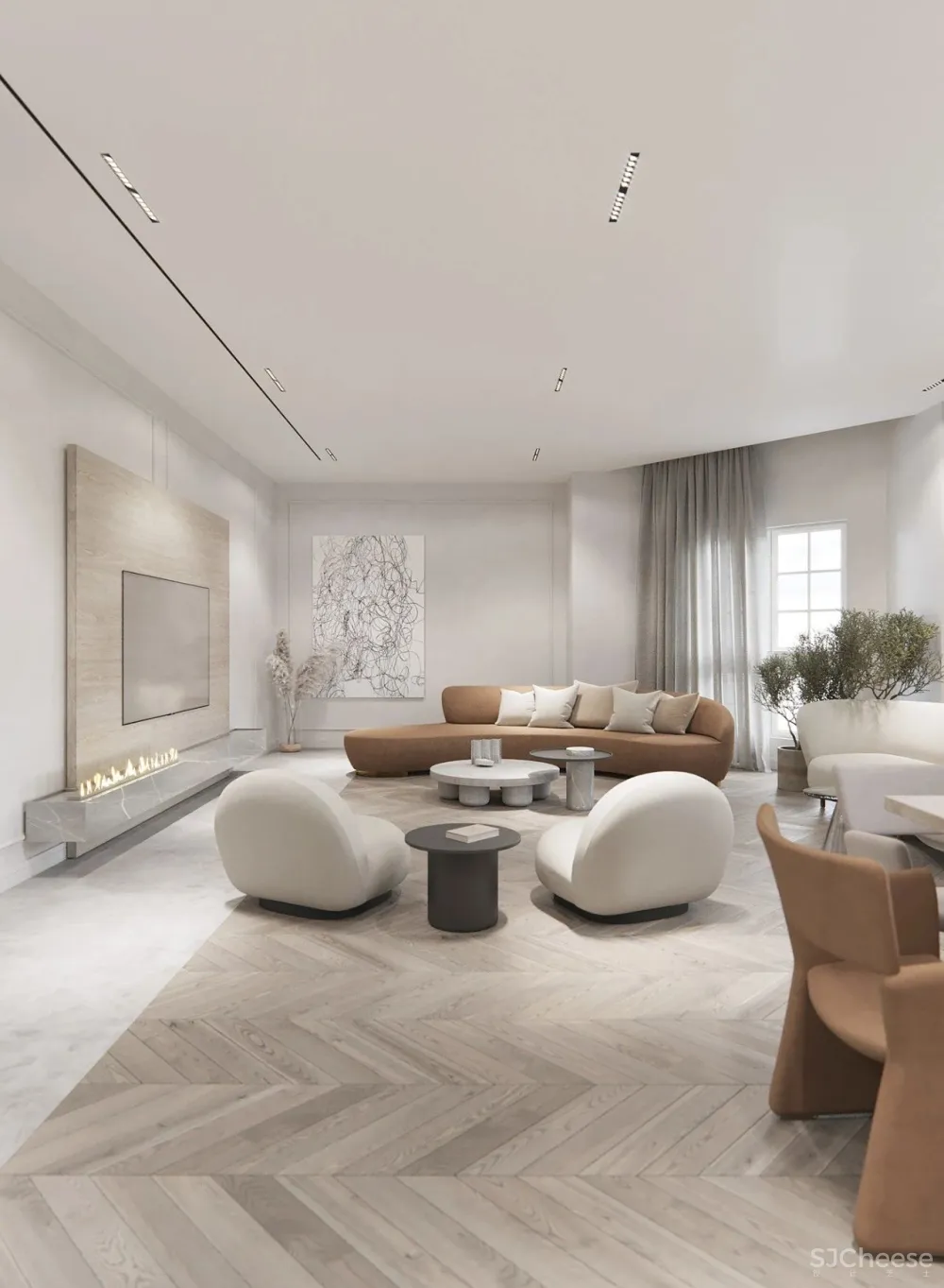 180㎡极简舒适住宅