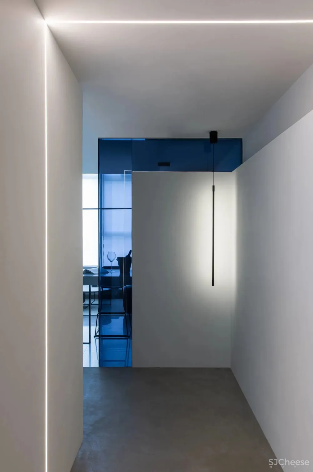 通透感 光影美学，打造黑白极简格调 桐里设计