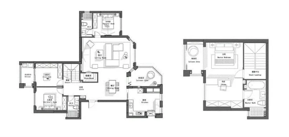 217㎡极简舒适家,纯粹即生活的平衡 缪茹
