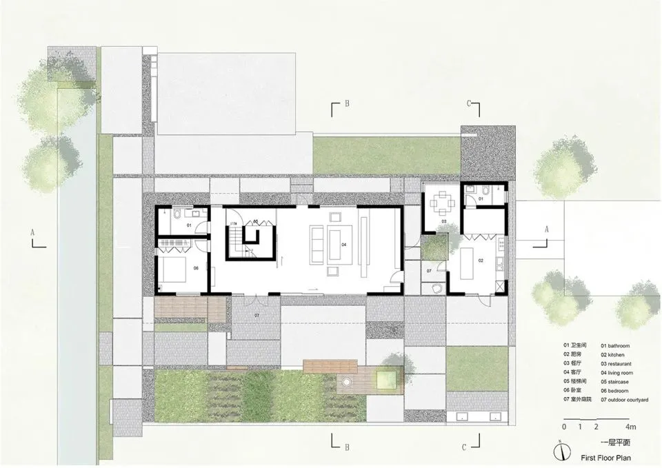 非典型性反乌托邦乡建 面向田野的住宅 空格建筑