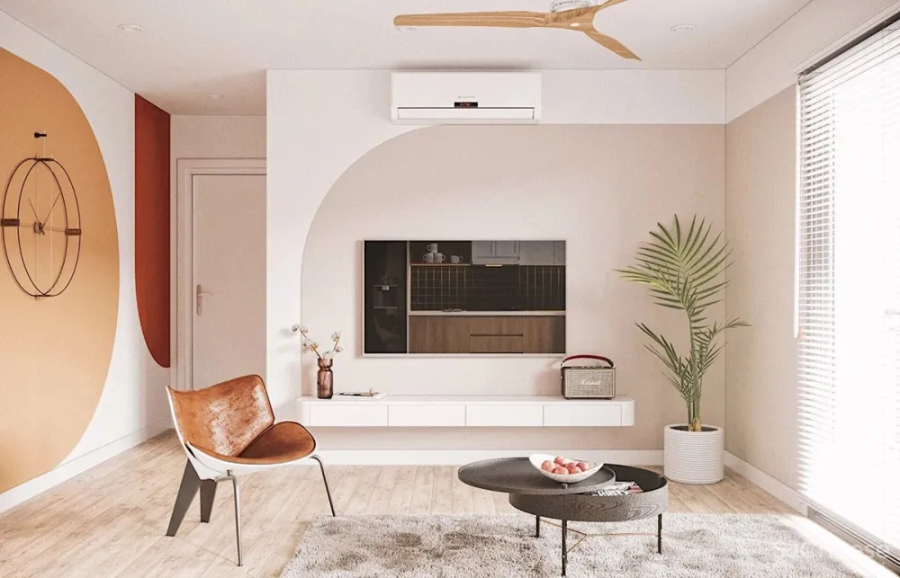 Creating Well Rounded Interiors With Circle Themes - Orange