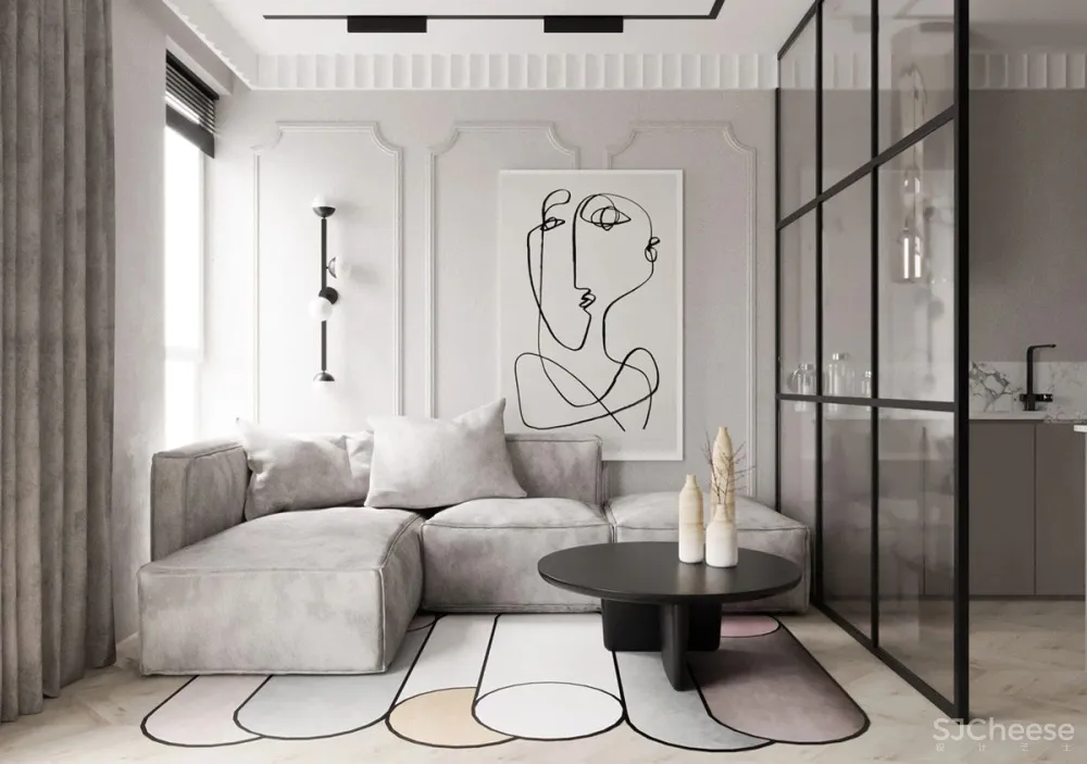 具有功能性和美学的小公寓