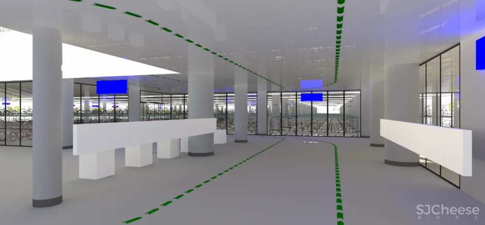 荷兰这个8000㎡自行车停车场,一面沉浸式的玻璃墙美翻了,网友:别人家的“自行车棚”